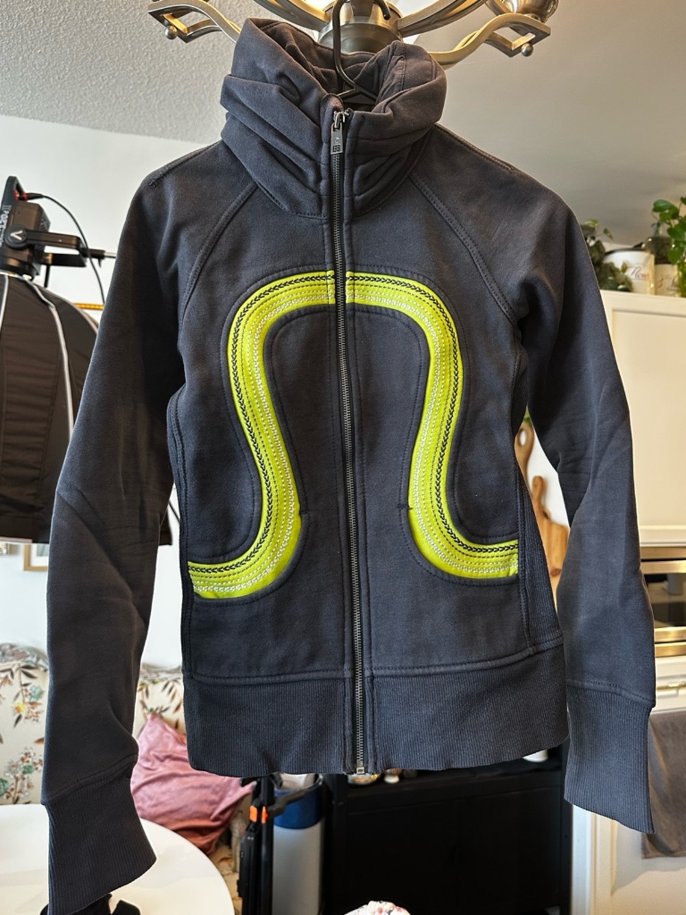 lululemon athletica Grey Scuba hoodie